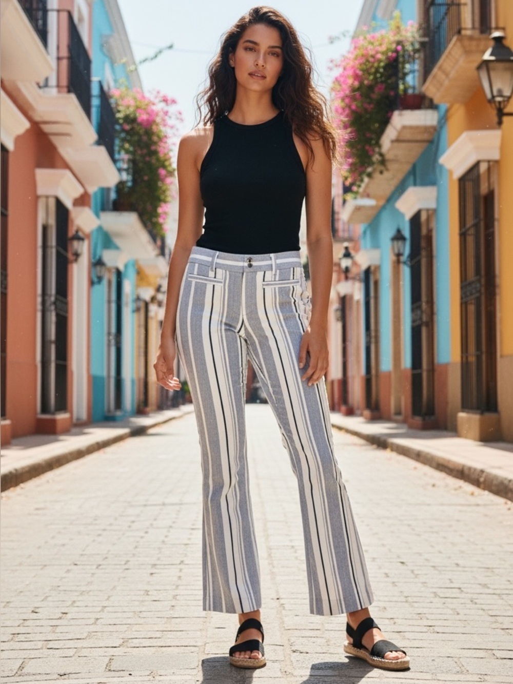 Anthro Cartonnier Charlie Crop Flare 6